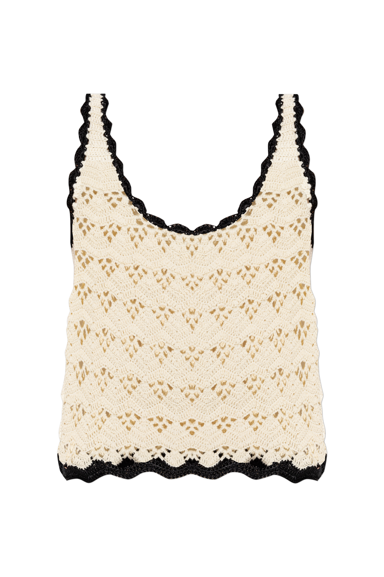 【Zimmermann】Acacia Knit Scoop ribbed-knit crop top zimmermann-Pink-Ribbed-Knit-